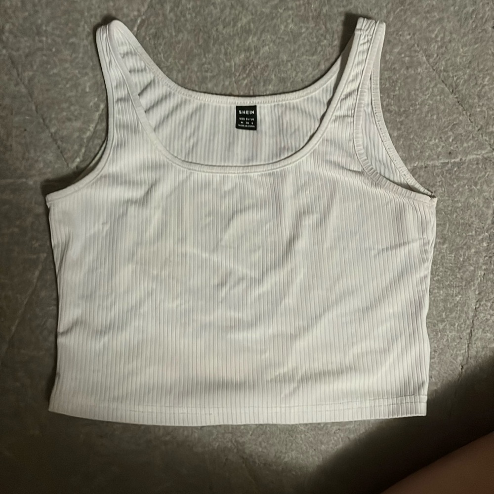 White tank top
